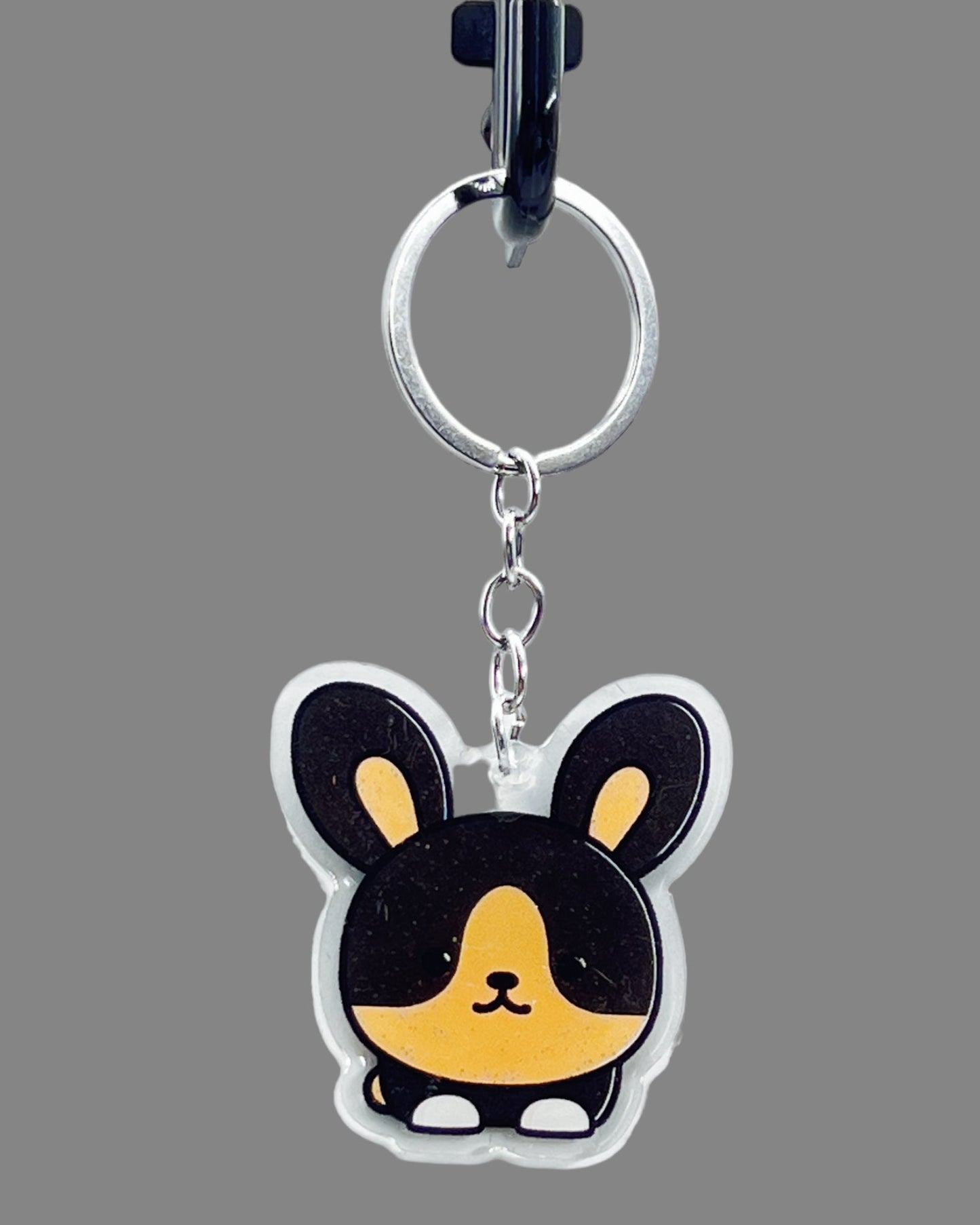 Great Dane Dog Acrylic keychain, Cute kawaii memorial ornament, pet portrait charm gift, backpack photo fob, dad car décor, dog mom gift