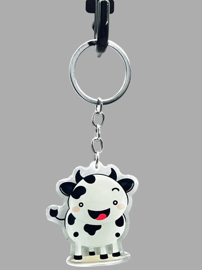 Holstein-Friesian Cow Acrylic Keychain