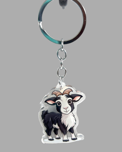 Goat Acrylic Keychain