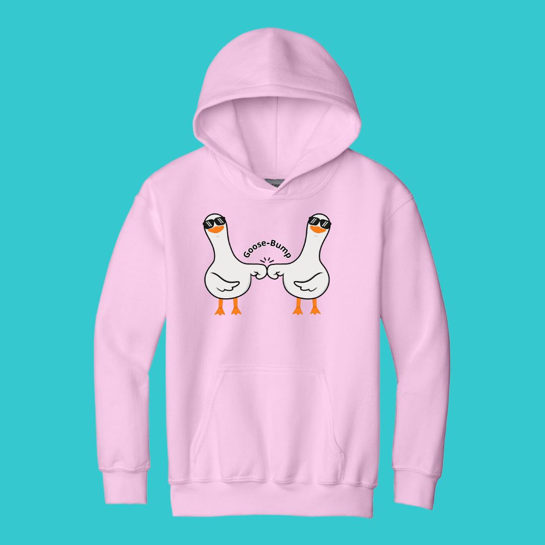Youth Silly Goose Sweatshirt Unisex Clothing Kawaii  Hoodie : couples Gift .Best Friend Gift.  Fall Winter Essential