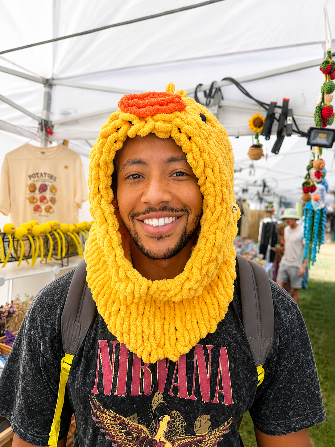 Balaclava Yellow duck hat