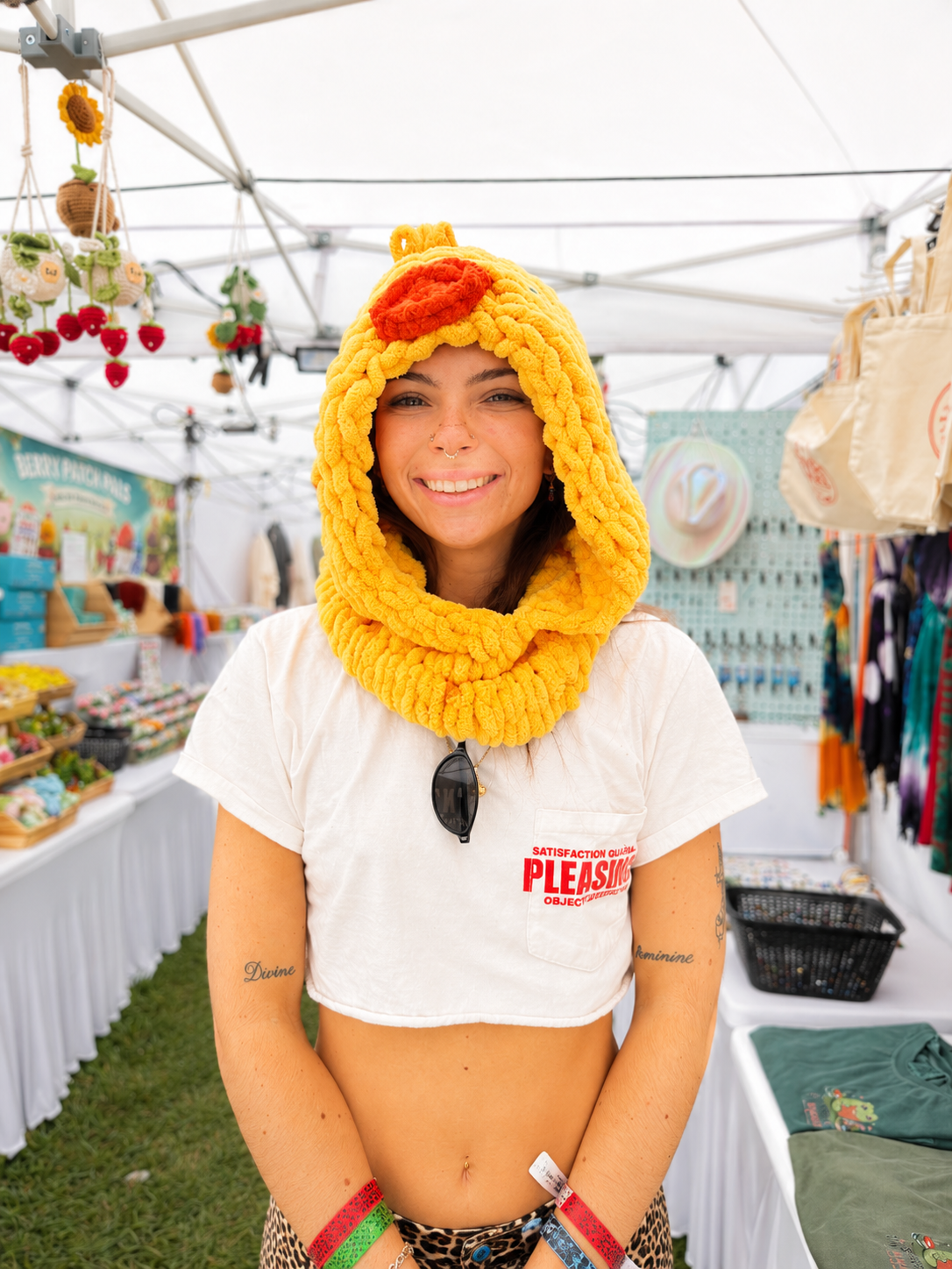 Balaclava Yellow duck hat