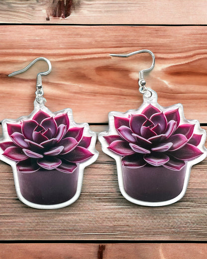 Fun acrylic earrings, funky weird earrings, quirky earrings, cool funny earrings, gift for her, birthday gift,  Christmas stocking stuffer