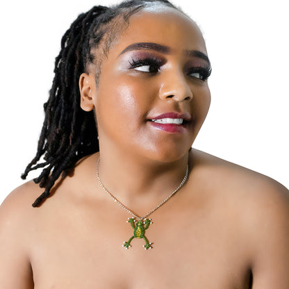 Frog Pendant Necklace