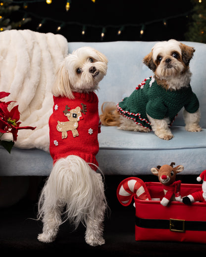 Christmas Dog Reindeer Sweater