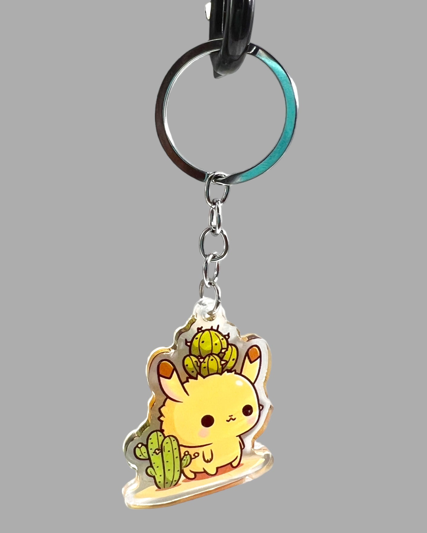 Cactus Illama Farm animal Acrylic Keychain