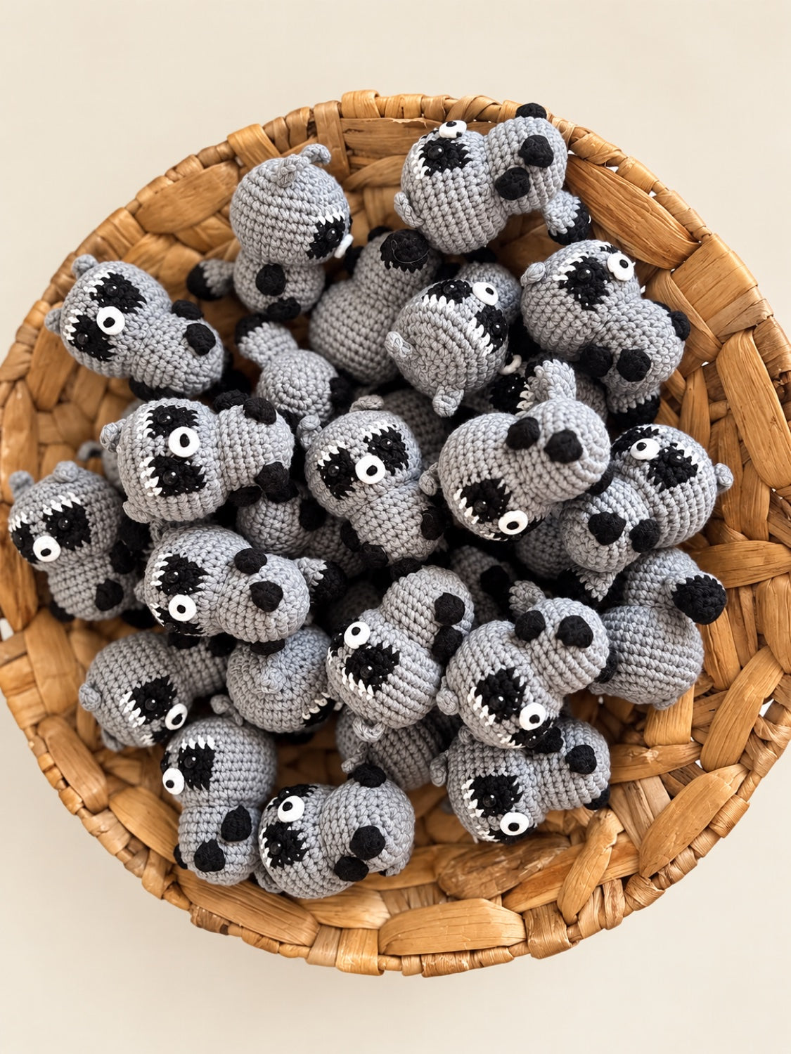 Possum Crochet Keychain — handmade crochet keychain