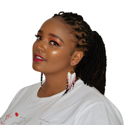 Handcrafted Beaded Fringe Earrings: Drop Dangle Style, Ideal for Summer, Weddings, and Special Gifts for Bridesmaids, Best Friends, and mothers