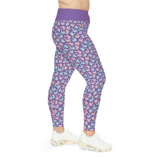 Cat Mom Plus Size Leggings, One of a Kind Workout Activewear for Wife Fitness, Best Friend, mom and me tights, Mothers day , Christmas Gift