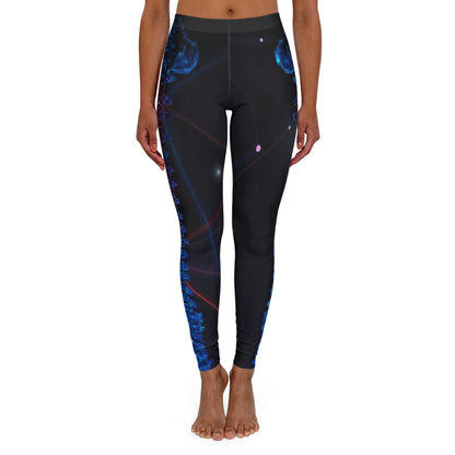 Skeleton Spine Nurse Doctor Gift Women's Leggings One of a Kind Gift - Unique Workout Activewear tights for Wife, Girlfriend, Mothers Day Gift