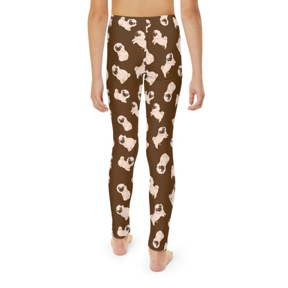 Dog lovers Youth Leggings,  One of a Kind Gift - Unique Workout Activewear tights for  kids fitness, Daughter, Niece  Christmas Gift