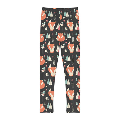 Fox animal kingdom, Safari Youth Leggings,  One of a Kind Gift - Unique Workout Activewear tights for kids, Daughter, Niece  Christmas Gift