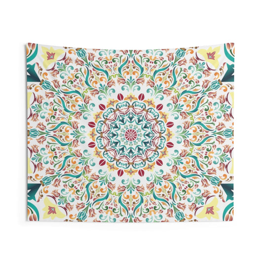 Indian Tapestry for Contemporary Home Decor . Inspirational Wall Hanging Art for Baby Nursery, Dorm room, Coastal Home . Housewarming Gift
