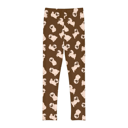Dog lovers Youth Leggings,  One of a Kind Gift - Unique Workout Activewear tights for  kids fitness, Daughter, Niece  Christmas Gift