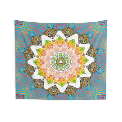 Indian Tapestry for Contemporary Home Decor . Inspirational Wall Hanging Art for Baby Nursery, Dorm room, Coastal Home . Housewarming Gift