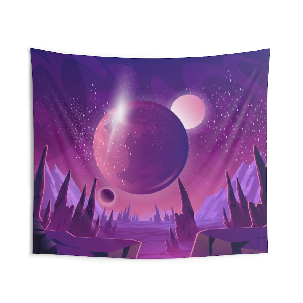 Moon Phase Tapestry for Contemporary Home Decor . Inspirational Wall Hanging Art for Baby Nursery, Dorm room, Coastal Home . Housewarming Gift