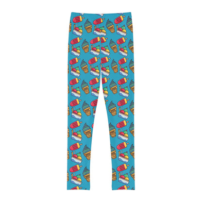 Valentine Youth Leggings,  One of a Kind Gift - Unique Workout Activewear tights for  kids fitness, Daughter, Niece  Christmas Gifts
