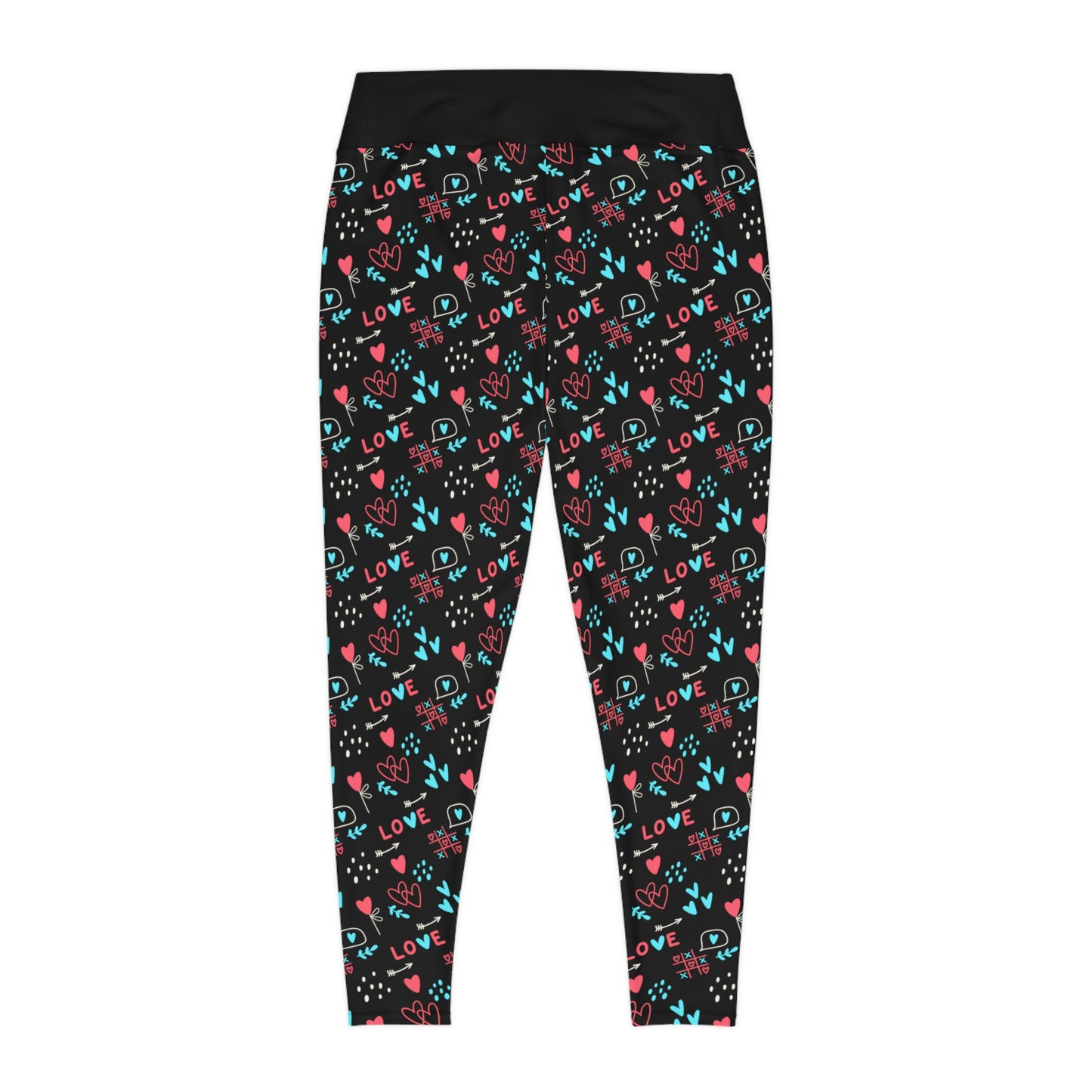 Valentines Day Gift For Her Plus Size Leggings . One of a Kind Workout Activewear tights for Mothers Day, Girlfriend, Gift for Her