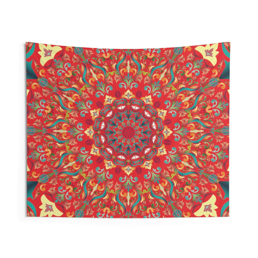 Indian Tapestry for Contemporary Home Decor . Inspirational Wall Hanging Art for Baby Nursery, Dorm room, Coastal Home . Housewarming Gift