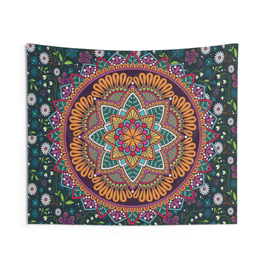 Indian Tapestry for Contemporary Home Decor . Inspirational Wall Hanging Art for Baby Nursery, Dorm room, Coastal Home . Housewarming Gift
