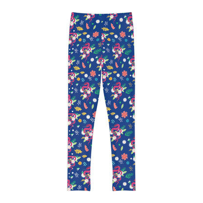 Snake Cute Summer Youth Leggings, One of a Kind Gift - Workout Activewear tights for kids, Granddaughter, Niece Christmas Gift