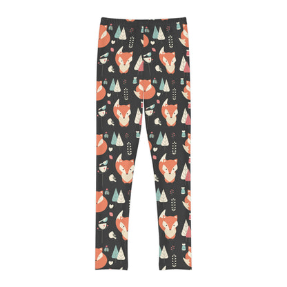 Fox animal kingdom, Safari Youth Leggings,  One of a Kind Gift - Unique Workout Activewear tights for kids, Daughter, Niece  Christmas Gift