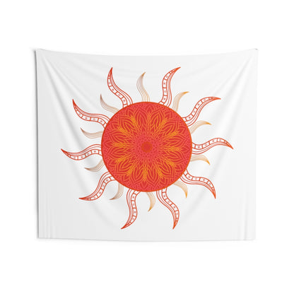 Sun Planet Tapestry Contemporary Home Decor . Galaxy Wall Hanging Art for Baby Nursery, Dorm room, Coastal Home . Housewarming Gift