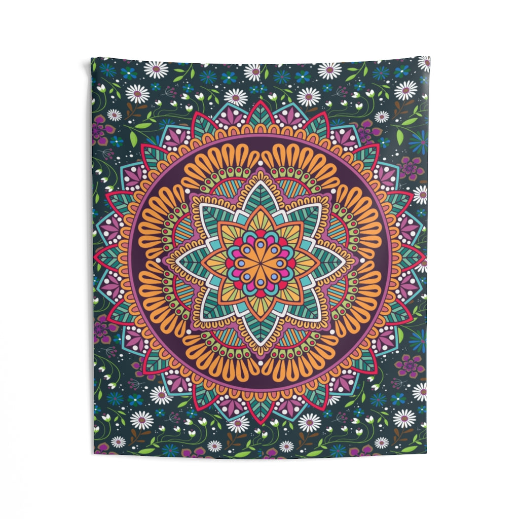 Indian Tapestry for Contemporary Home Decor . Inspirational Wall Hanging Art for Baby Nursery, Dorm room, Coastal Home . Housewarming Gift