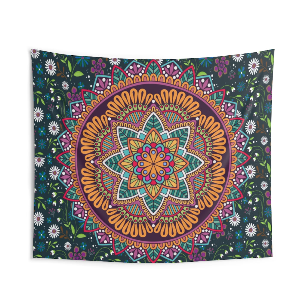Indian Tapestry for Contemporary Home Decor . Inspirational Wall Hanging Art for Baby Nursery, Dorm room, Coastal Home . Housewarming Gift
