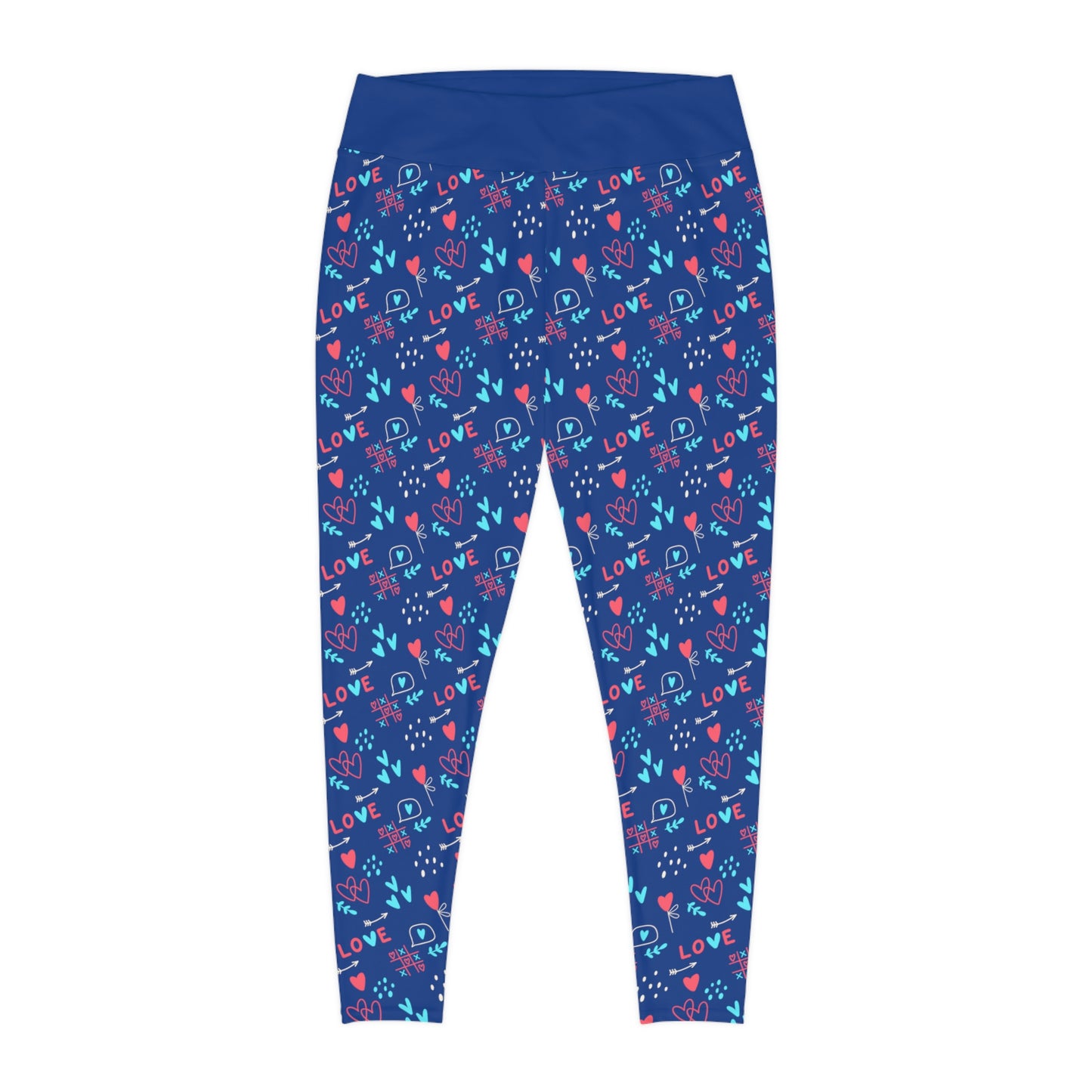 Valentines Day Gift For Her Plus Size Leggings . One of a Kind Workout Activewear tights for Mothers Day, Girlfriend, Gift for Her