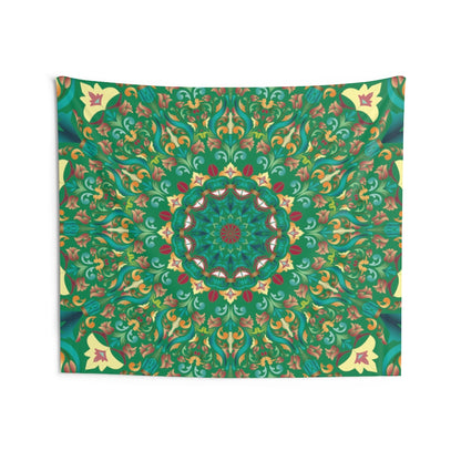 Indian Tapestry for Contemporary Home Decor . Inspirational Wall Hanging Art for Baby Nursery, Dorm room, Coastal Home . Housewarming Gift