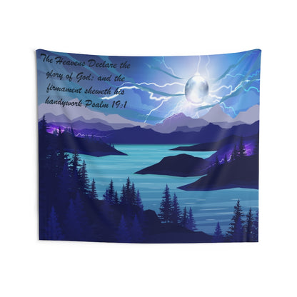 Moon Phase  Tapestry Contemporary Home Decor . Galaxy Wall Hanging Art for Baby Nursery, Dorm room, Coastal Home . Housewarming Gift