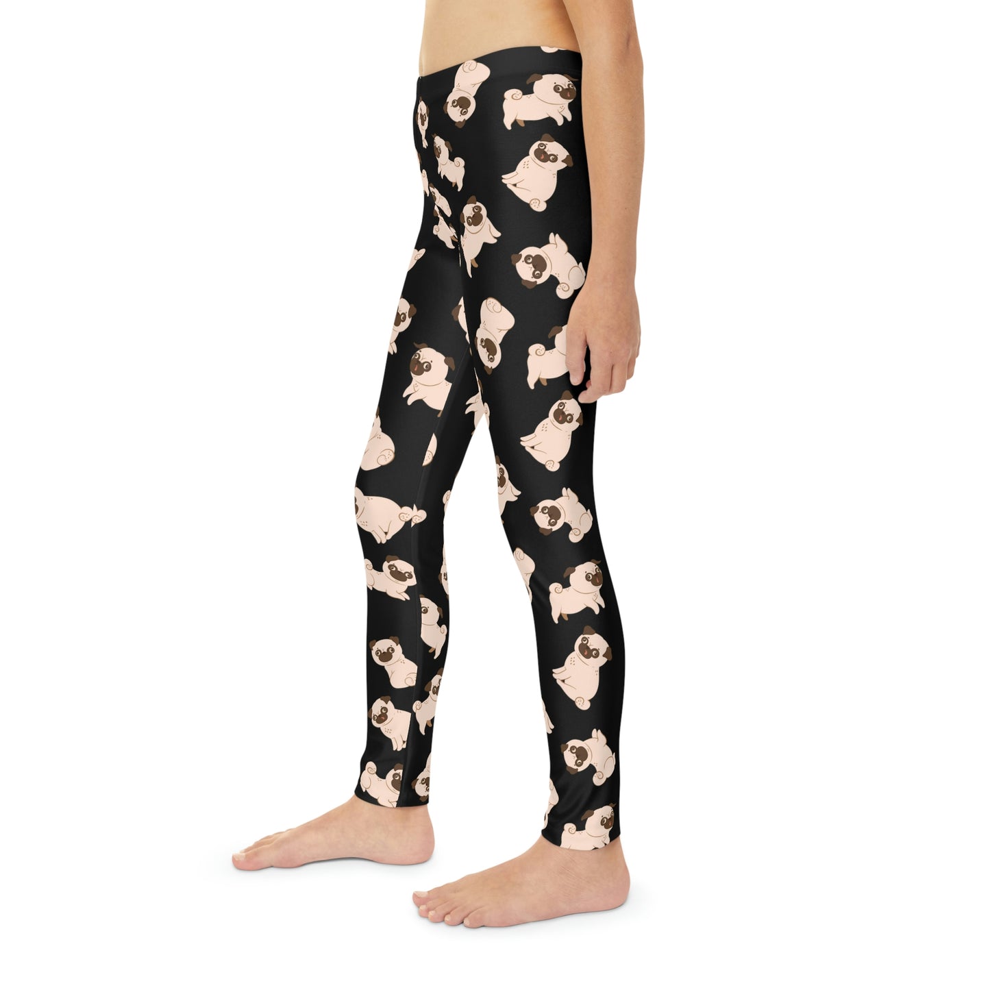 Dog Lover Youth Leggings,  One of a Kind Gift - Unique Workout Activewear tights for  kids fitness , Daughter, Niece  Christmas Gift