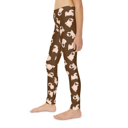 Dog lovers Youth Leggings,  One of a Kind Gift - Unique Workout Activewear tights for  kids fitness, Daughter, Niece  Christmas Gift