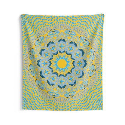 Indian Tapestry for Contemporary Home Decor . Inspirational Wall Hanging Art for Baby Nursery, Dorm room, Coastal Home . Housewarming Gift