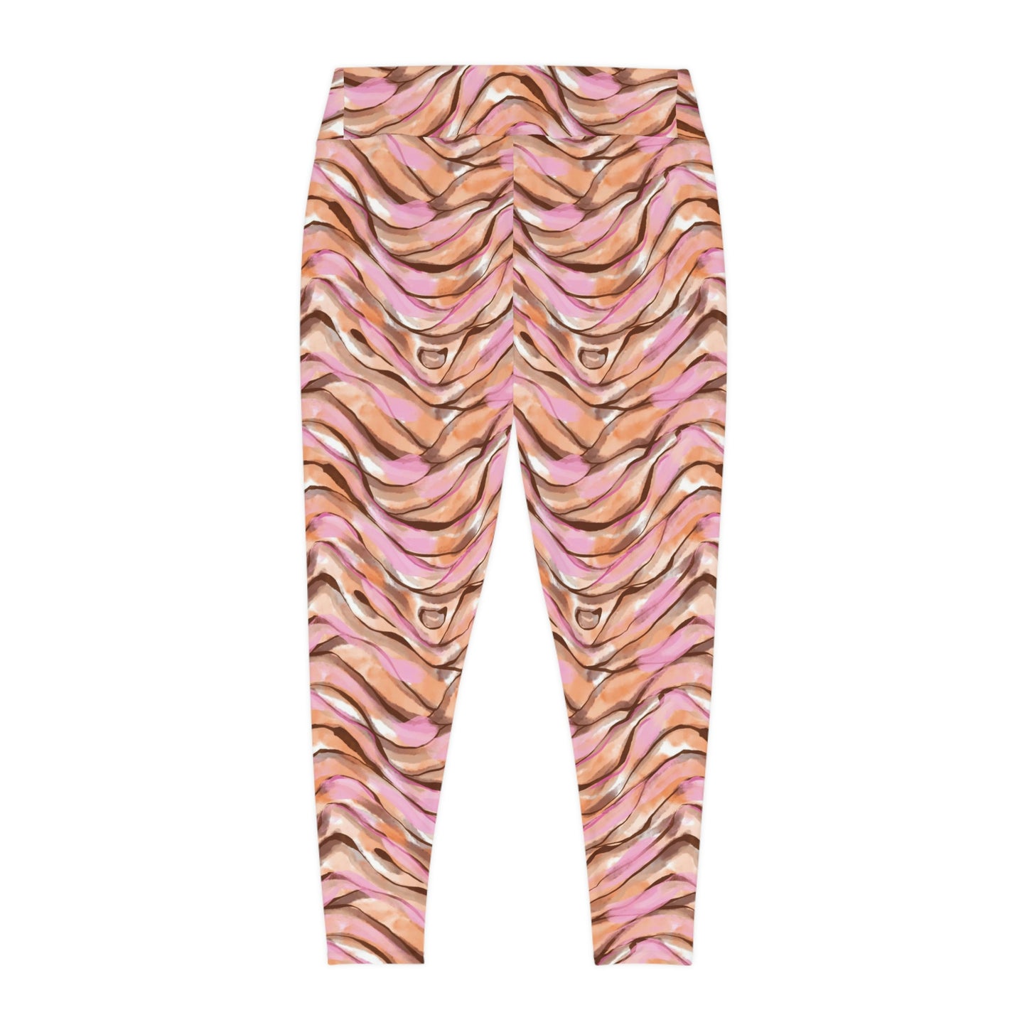 Plus Size Tiger Print Leggings, One of a Kind Gift - Workout Activewear  for Wife Fitness, Best Friend, mom and me tights Christmas Gift