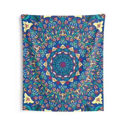 Indian Tapestry for Contemporary Home Decor . Inspirational Wall Hanging Art for Baby Nursery, Dorm room, Coastal Home . Housewarming Gift