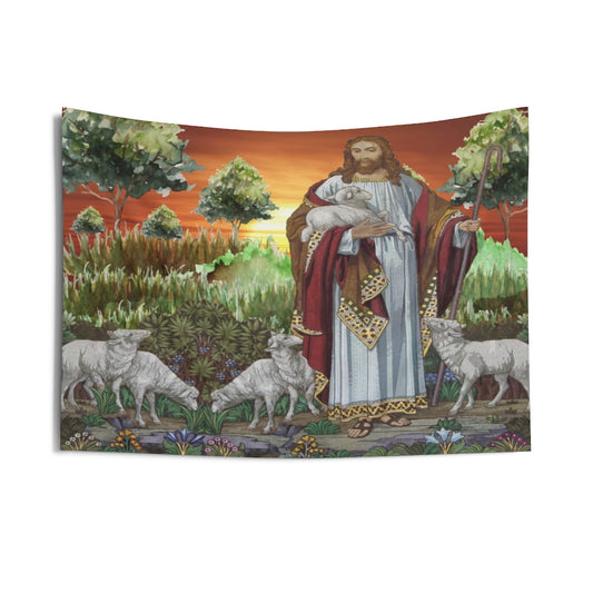 Christian Tapestry Contemporary Home Decor . Galaxy Wall Hanging Art for Baby Nursery, Dorm room, Coastal Home . Housewarming Gift