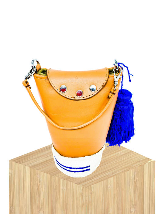 Mini Handwoven Basket Bucket Bag