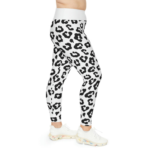 Plus Size Leggings One of a Kind Gift - Unique Workout Activewear tights for Mom fitness, Mothers Day, Girlfriend Christmas Gift