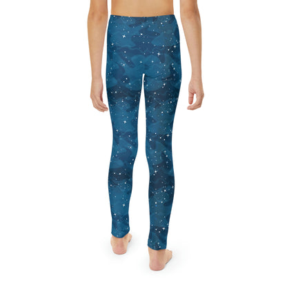 Dolphin, Ocean, Beach Youth Leggings,  One of a Kind Gift - Unique Workout Activewear tights for  kids fitness, Daughter, Niece  Christmas Gift