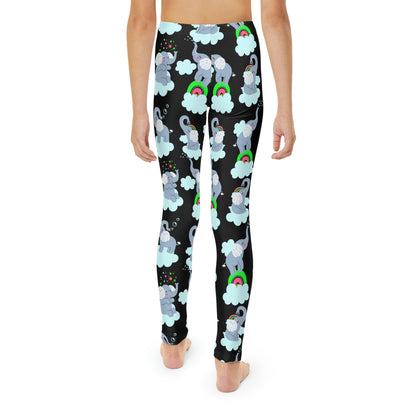 Elephant animal kingdom, Safari Youth Leggings, One of a Kind Gift - Unique Workout Activewear tights for kids, Daughter, Niece Christmas Gift