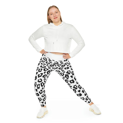 Plus Size Leggings One of a Kind Gift - Unique Workout Activewear tights for Mom fitness, Mothers Day, Girlfriend Christmas Gift