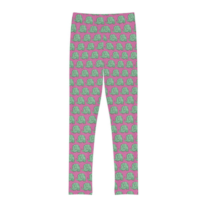 Elephant animal kingdom, Safari Youth Leggings, One of a Kind Gift - Unique Workout Activewear tights for kids, Daughter, Niece Christmas Gift