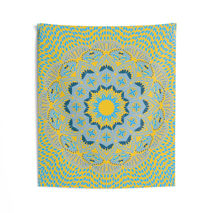 Indian Tapestry for Contemporary Home Decor . Inspirational Wall Hanging Art for Baby Nursery, Dorm room, Coastal Home . Housewarming Gift