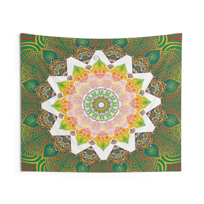 Indian Tapestry for Contemporary Home Decor . Inspirational Wall Hanging Art for Baby Nursery, Dorm room, Coastal Home . Housewarming Gift