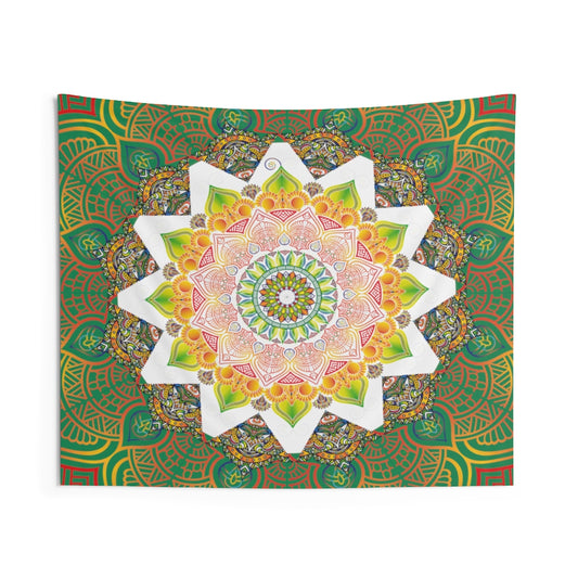 Indian Tapestry for Contemporary Home Decor . Inspirational Wall Hanging Art for Baby Nursery, Dorm room, Coastal Home . Housewarming Gift