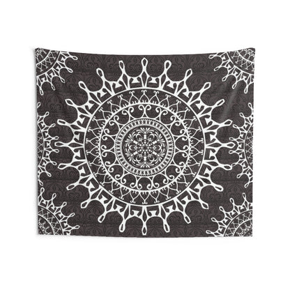Mandala Tapestry for Contemporary Home Decor . Inspirational Wall Hanging Art for Baby Nursery, Dorm room, Coastal Home . Housewarming Gift
