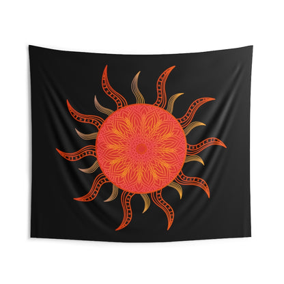 Sun Moon Tapestry Contemporary Home Decor . Galaxy Wall Hanging Art for Baby Nursery, Dorm room, Coastal Home . Housewarming Gift