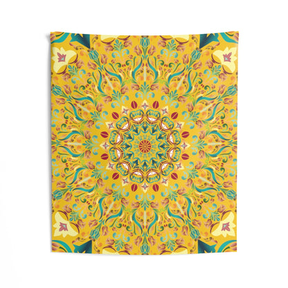 Indian Tapestry for Contemporary Home Decor . Inspirational Wall Hanging Art for Baby Nursery, Dorm room, Coastal Home . Housewarming Gift